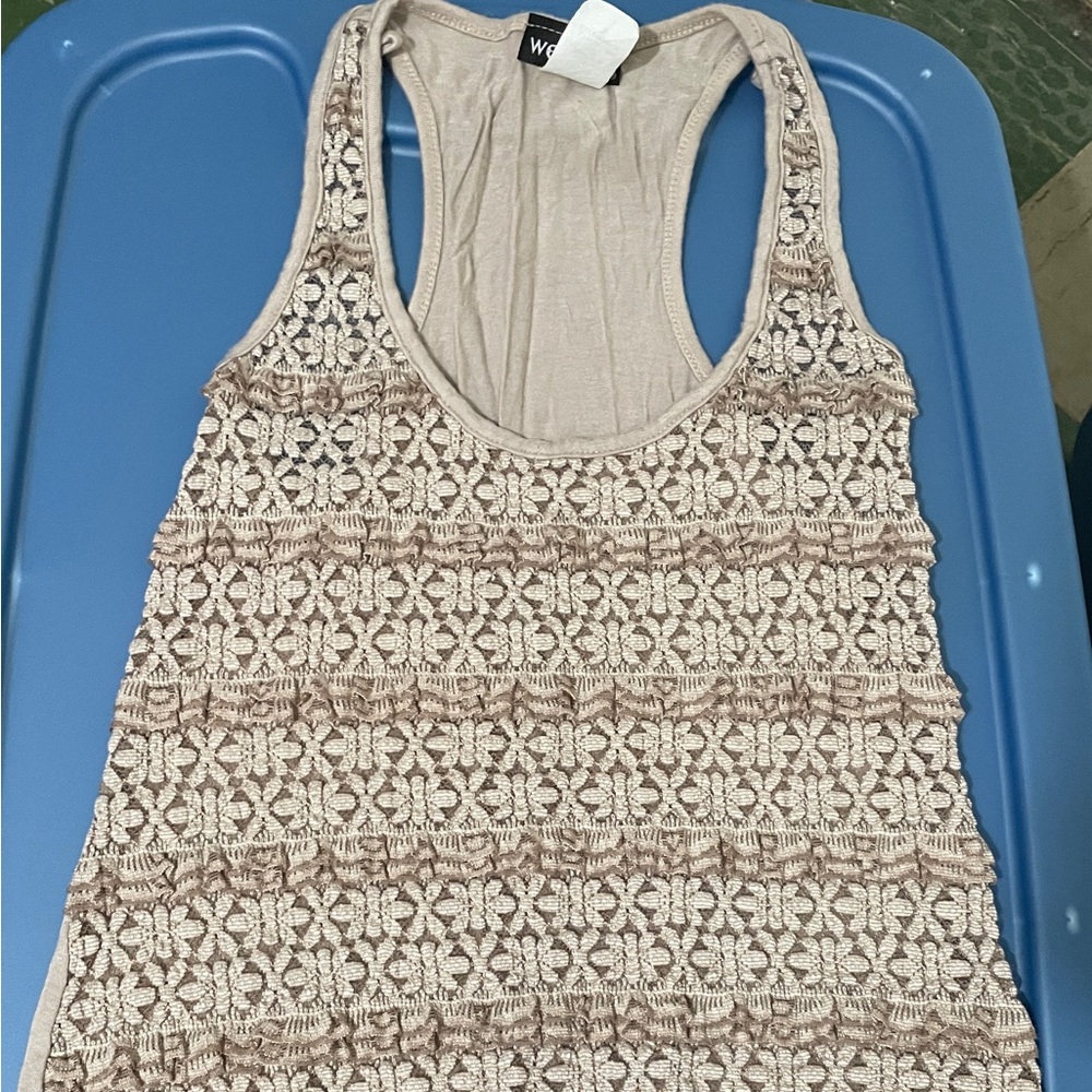 Wet Seal Light Beige Tank Top